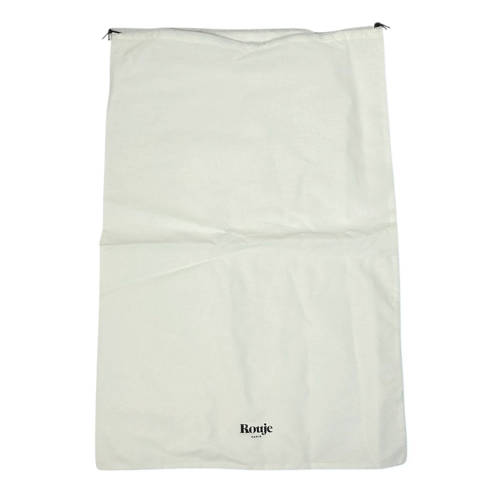 Rouje Paris Large Drawstring Dust Bag White 15"x23" Storage Pouch